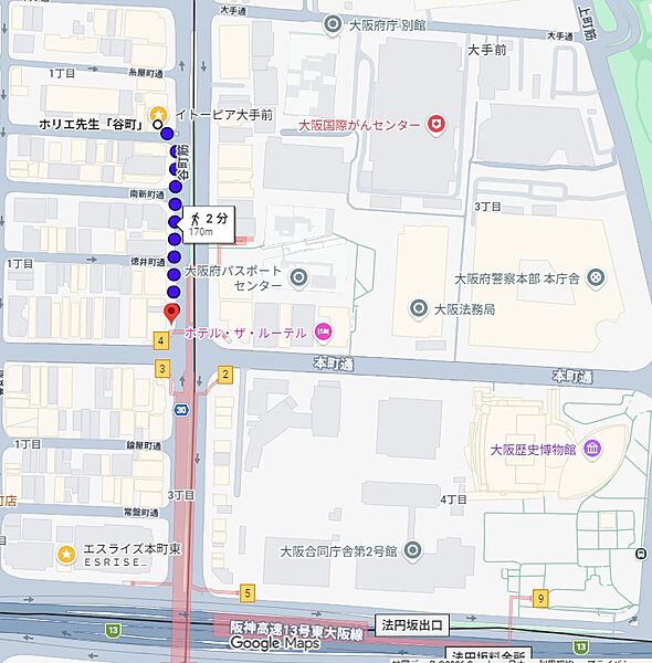 地図を拡大表示