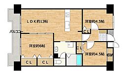 間取図画像 3LDK
