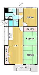 山内シャルム中井 3LDKの間取図画像