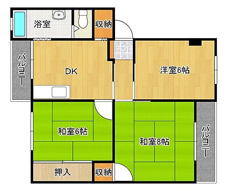 間取り図は現況を優先します。