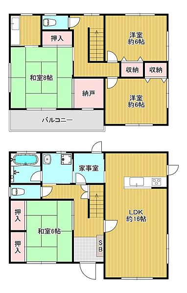 間取りを拡大表示
