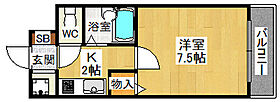 シティハウス仁川2  ｜ 兵庫県宝塚市鹿塩2丁目（賃貸マンション1K・1階・21.44㎡） その2