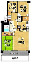 ステイツ苦楽園ガーデンヒルズ  ｜ 兵庫県西宮市大社町3-38（賃貸マンション3LDK・1階・65.46㎡） その2