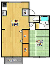 パレ福村  ｜ 兵庫県宝塚市米谷1丁目（賃貸アパート1LDK・2階・40.00㎡） その2