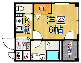 兵庫県西宮市甲風園1丁目（賃貸マンション1K・2階・22.50㎡） その2