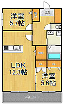 リゼ西宮仁川  ｜ 兵庫県西宮市仁川町5丁目（賃貸マンション2LDK・2階・61.28㎡） その2