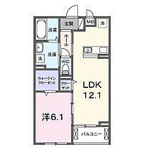 兵庫県西宮市上ケ原三番町（賃貸アパート1LDK・3階・45.60㎡） その2