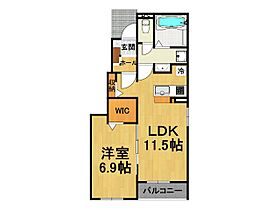 レガーミ・F  ｜ 兵庫県伊丹市堀池1丁目（賃貸アパート1LDK・1階・44.17㎡） その2