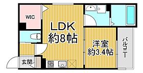 兵庫県尼崎市上坂部3丁目（賃貸アパート1LDK・3階・29.07㎡） その2