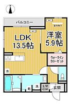 兵庫県尼崎市武庫之荘本町3丁目（賃貸アパート1LDK・3階・49.32㎡） その2