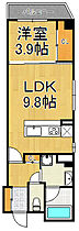 兵庫県伊丹市西台3丁目（賃貸マンション1LDK・5階・36.51㎡） その2