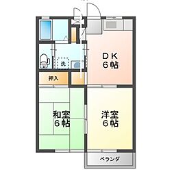 間取図画像 2DK