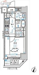 RELUXIA横濱吉野町III 3階1Kの間取り