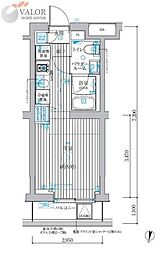 ベルグレード吉野町 ワンルームの間取図画像