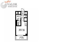 クラリッサ横浜フロード ワンルームの間取図画像