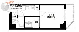 スタジオスクエア弘明寺 1Kの間取図画像