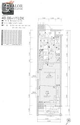 デュオステージ関内大通公園 1LDKの間取図画像
