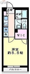 IPステージ東神奈川 1Kの間取図画像
