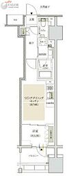 ジオ横浜大通り公園 1LDKの間取図画像