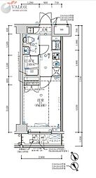 オーキッドレジデンス鶴見 1Kの間取図画像