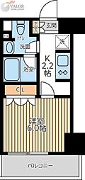 CityLuxTobe 1Kの間取図画像