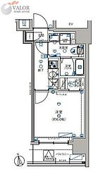 グランリーヴェル横濱南ADELE 1Kの間取図画像