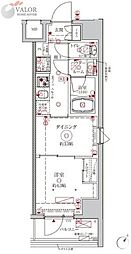 クレイシアIDZ川崎ザ・テラス 2Kの間取図画像