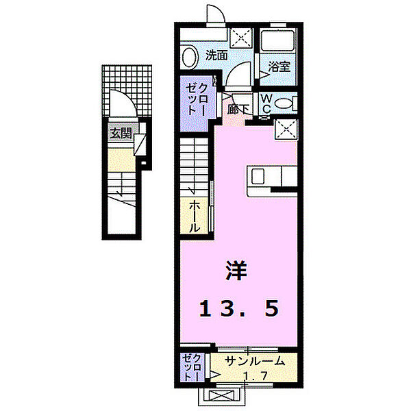 インノバール・メゾン 202｜静岡県三島市松本(賃貸アパート1R・2階・40.94㎡)の写真 その2