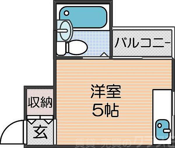 帝塚山ハイツ ｜大阪府大阪市住吉区万代東1丁目(賃貸マンション1R・2階・12.00㎡)の写真 その2