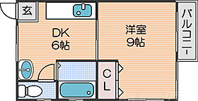 大阪府大阪市住吉区南住吉2丁目（賃貸マンション1DK・4階・27.72㎡） その2