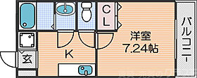 大阪府大阪市住之江区住之江2丁目（賃貸アパート1K・2階・24.85㎡） その2