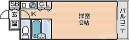 ビバリーヒルズ玉出西 1Kの間取図画像