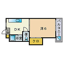 間取図画像 1DK