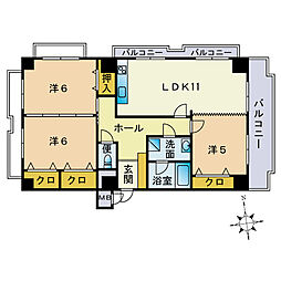 間取図画像 3LDK