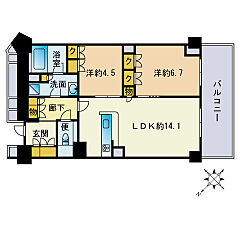 物件の間取り