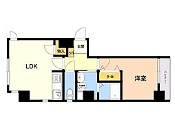アート今川ビル 1DKの間取図画像
