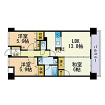 沙都和ビル 1304 ｜ 福岡県福岡市博多区対馬小路13番35号（賃貸マンション3LDK・13階・70.29㎡） その2