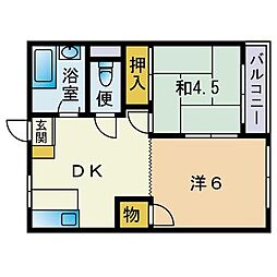 間取図画像 2DK