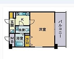 サヴォイグランデス 1LDKの間取図画像