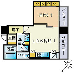 物件の間取り