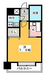 エステート・モア平尾パージュ 1Kの間取図画像