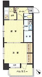 エステート・モア白金クロス 2Kの間取図画像