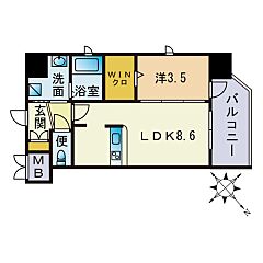 物件の間取り