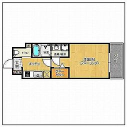 グランフォーレ桜坂ステーションプラザ 1Kの間取図画像