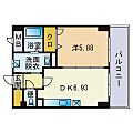 ローヤルマンション博多駅前6階7.6万円
