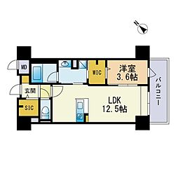間取図画像 1LDK