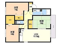 間取図画像 3LDK