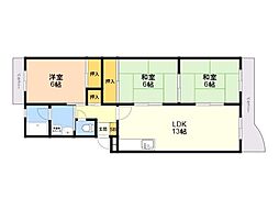 間取図画像 3LDK