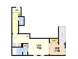 間取図画像 1LDK