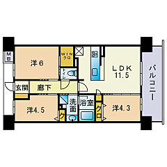 物件の間取り